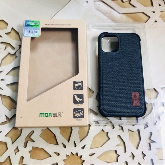 Mofi iPhone 12 5.4” Protective Thin  Slim Shockproof Matte Fabric Case - Picture 6 of 8